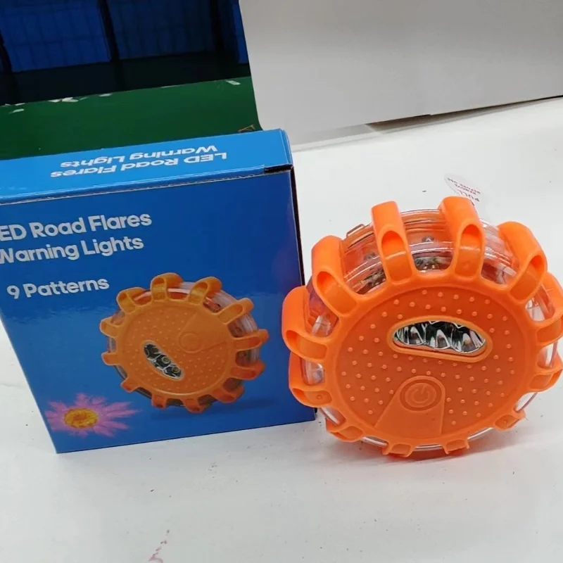 Construction Emergency Rotating Flash Roof, Strong Magnetic, Warning Light Led 12 + 3 Led