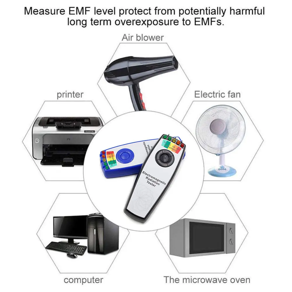 

Digital Magnetic Field Emf Meter Radiation Tester Ghost Hunting Equipment Home Industry Use Emf Recorder
