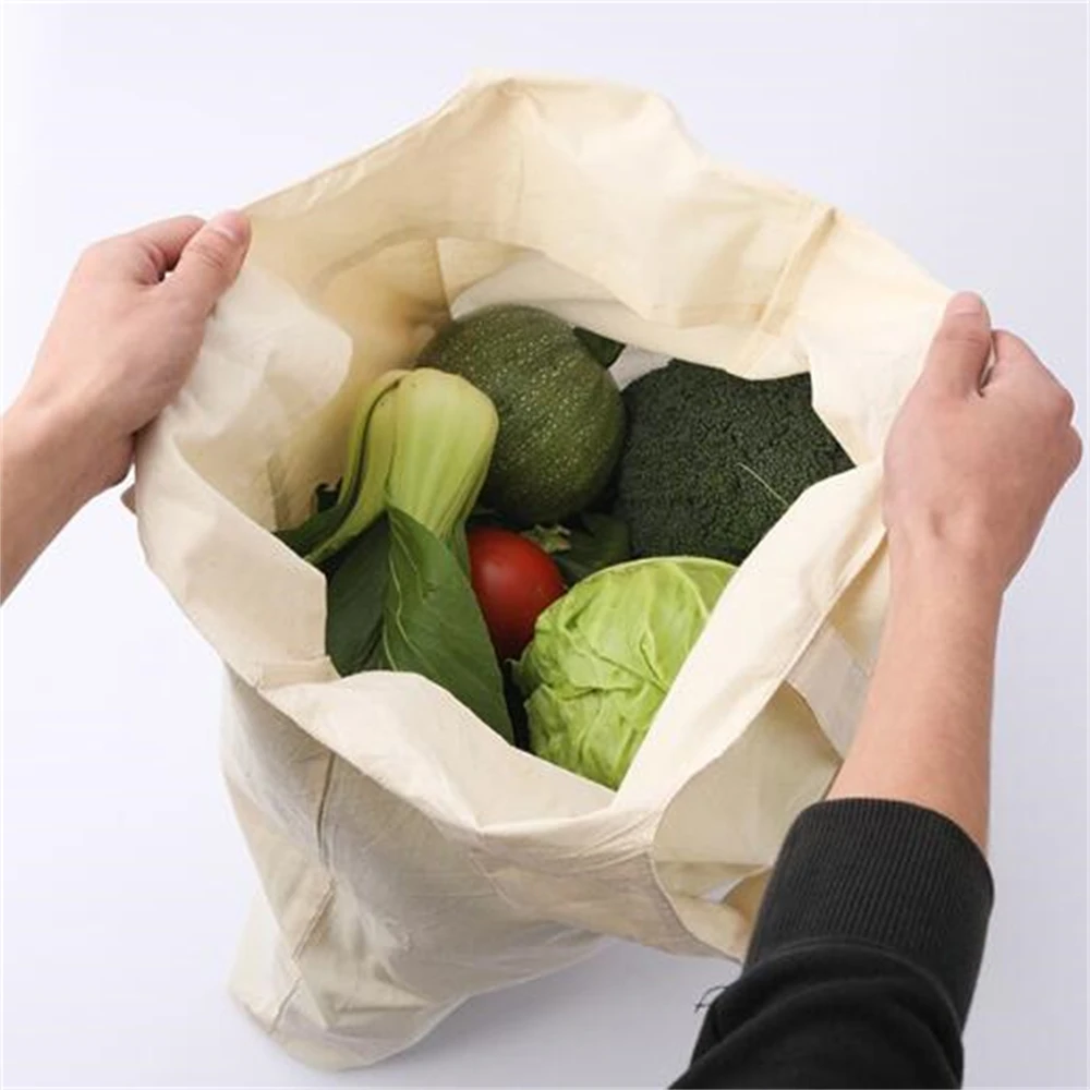 Customized Logo Large Capacity Portable Shopping Bags Women's Daily Grocery Shopping Handbag Vegetable Fruit Storage Pockets