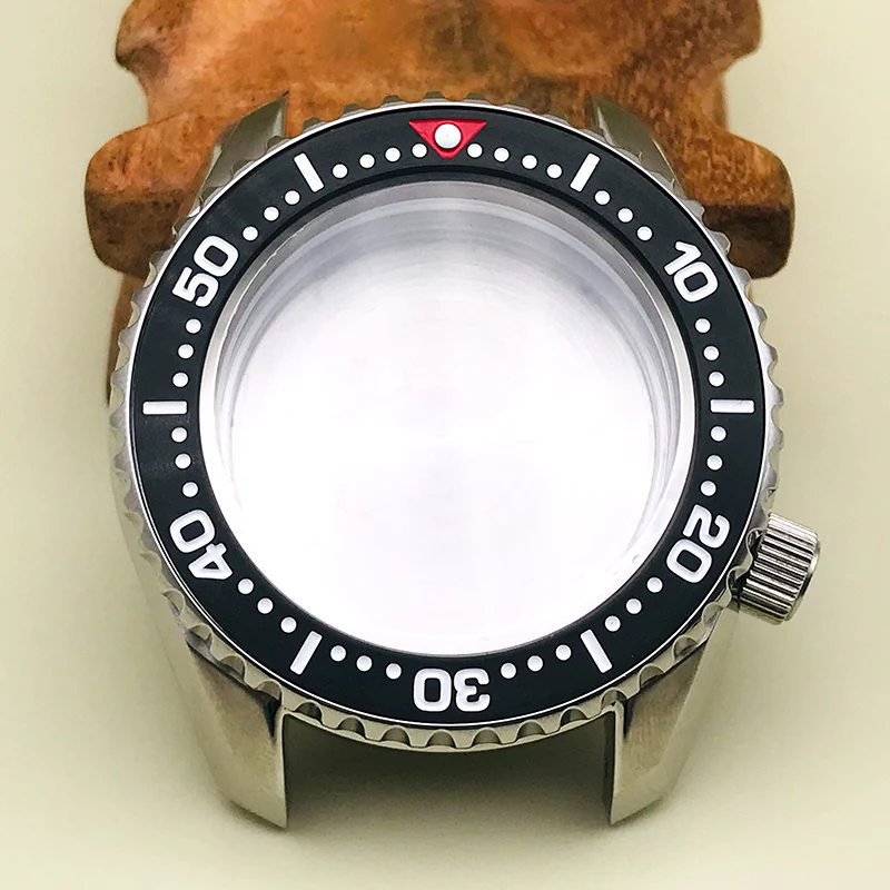 

Mod SPB185 SPB187 Replace Watch Case Fit Seiko 7S26 NH35 NH36 Automatic movement Steel bezel Sapphire Glass NH35 Watch Cases