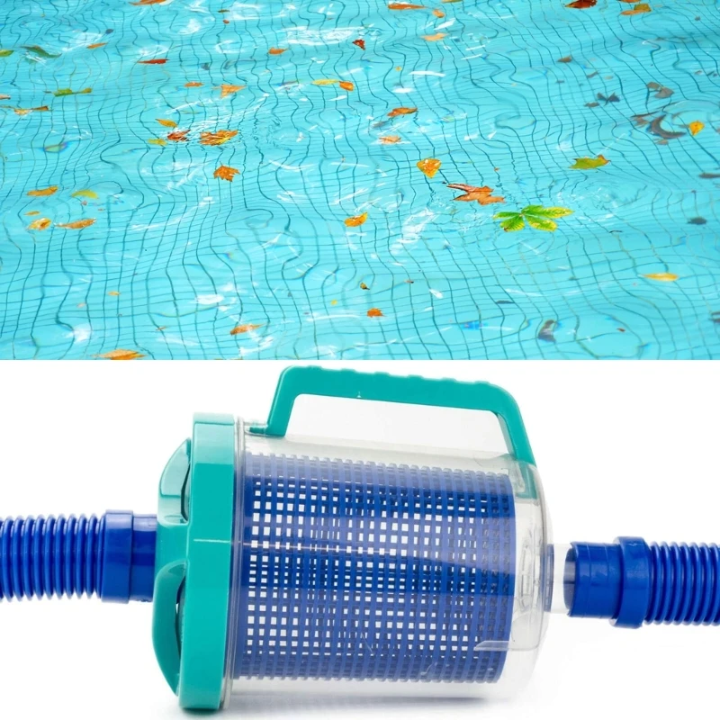 M2EE Plastic Pool Debris Collector Pool Leaf Canister Catcher Easy Installation