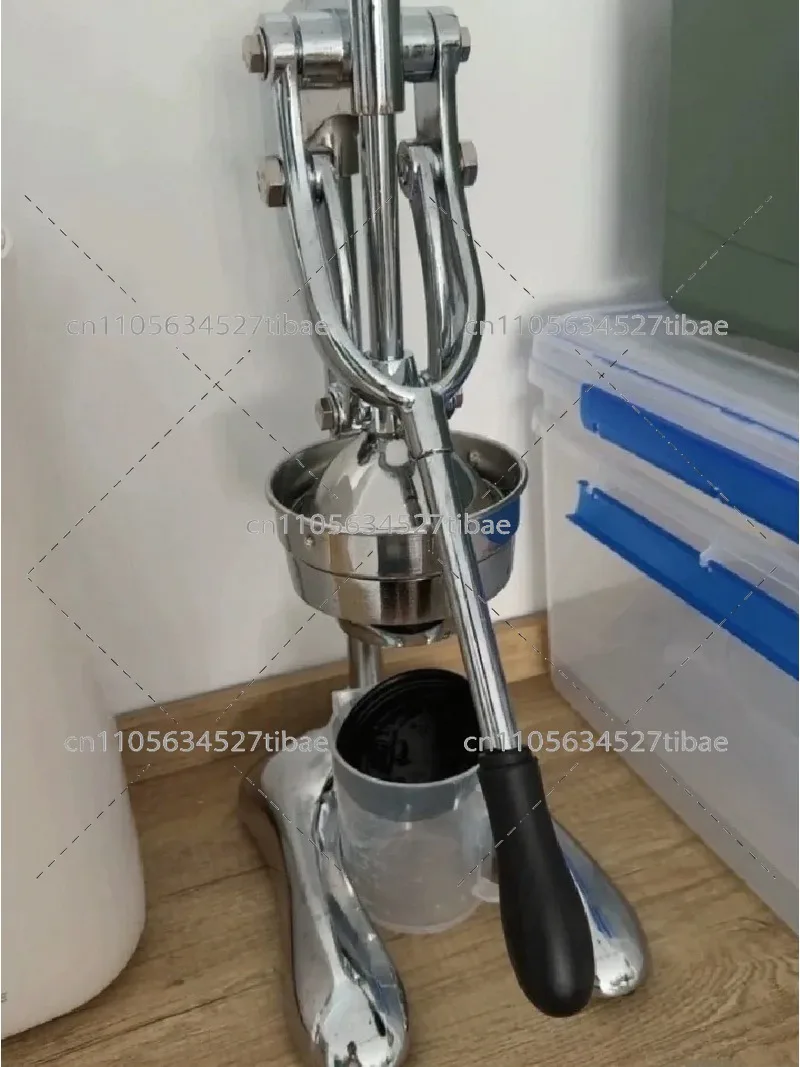 Stainless Steel Manual Juicer, Commercial Three-Dimensional Orange Hand Juicer for Street Vending and Fresh Juice
