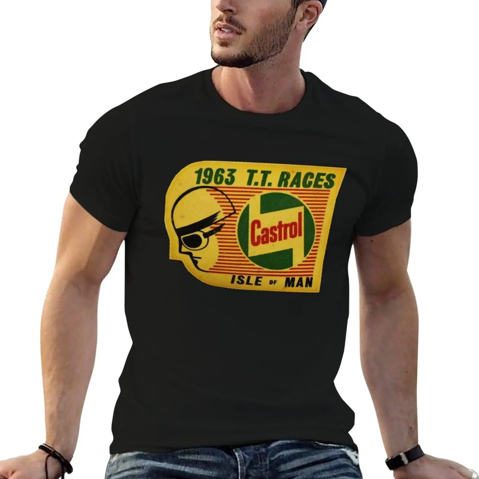 

ISLE OF MANN TT VINTAGE 1963 T-Shirt t shirts designer mens graphic t shirts t shirts with prints T-shirt
