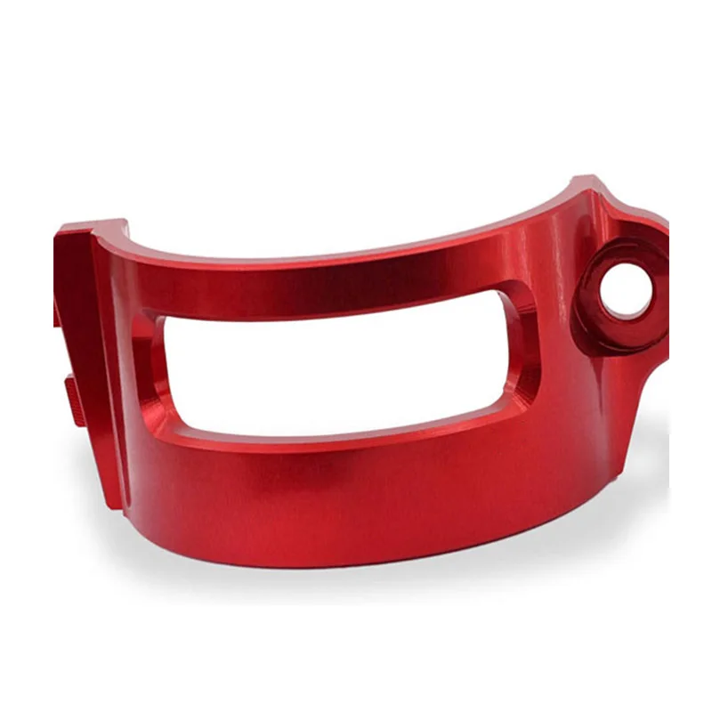 

Custom CNC Aluminum Racing Rear Brake Fluid Reservoir Clamp Machining CNC Parts