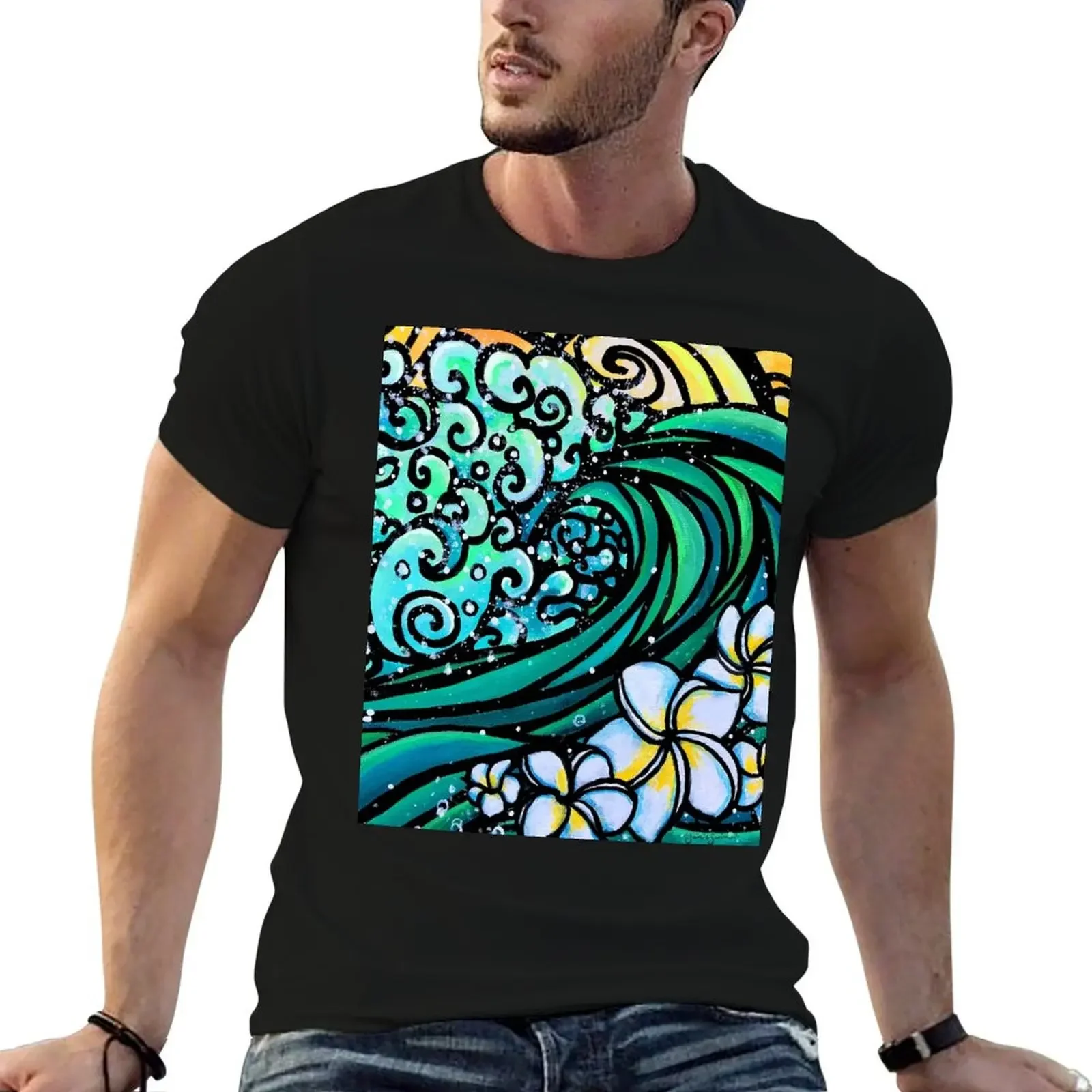 Plumeria Undertow T-Shirt vintage graphic tee boys animal print mens funny t shirts