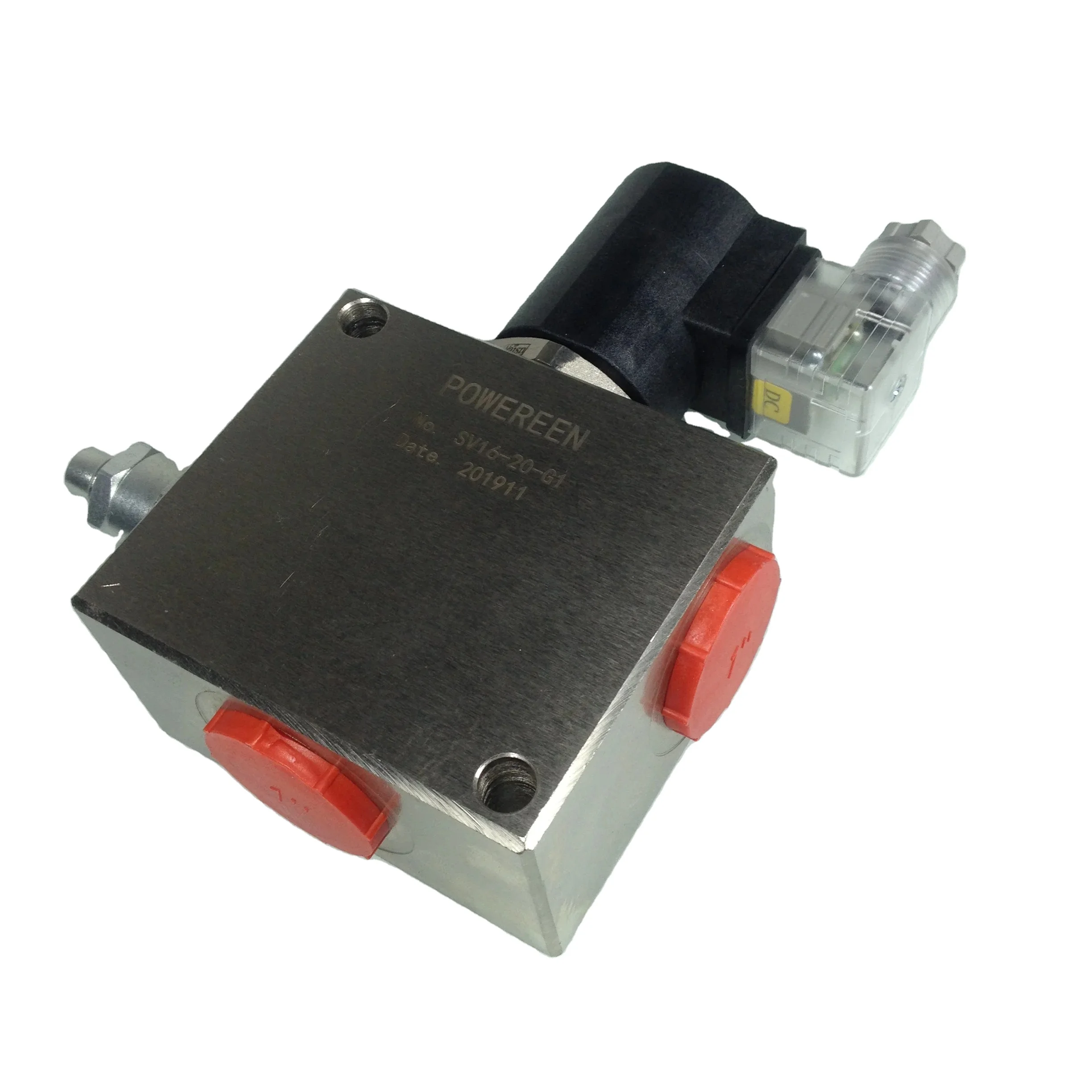 Normally Open 2 Position 2 Way  Poppet Type On/off Controls Lift Valve Solenoid One-way Holding Emergency Unloading VAS-NO-100