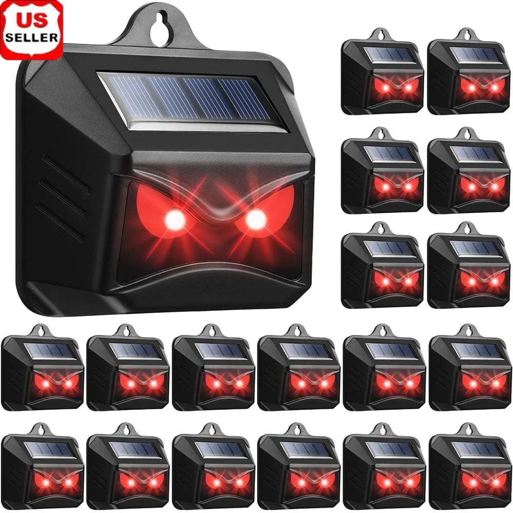 

18-пакет солнечной батареи, ночное устройство для отпугивания животных, двор, сад, ферма, койот, скун, защита оленя