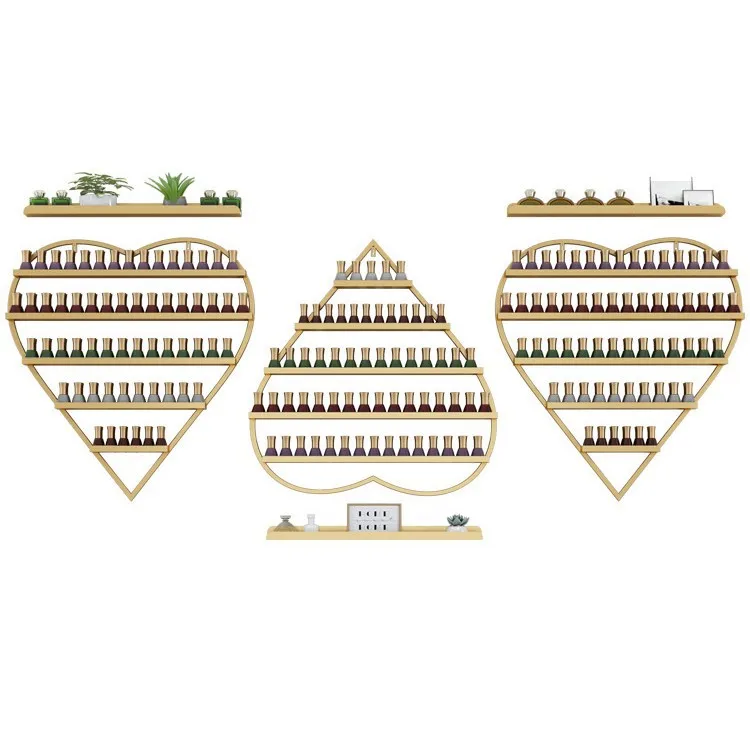 

Nail Art Shelf Wall Hanging Shelf Heart Shaped Display