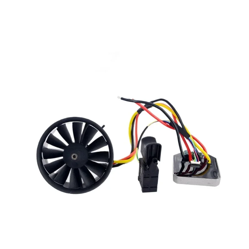 

64Mm duct 12 blades 8S external rotation brushless motor aircraft model, fixed wing