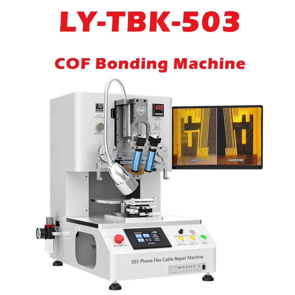 LY-TBK 503 Bonding Machine Four Cameras New Desktop LCD Repairing Green Flex Cable for Mobile Phone Optional 220V 110V