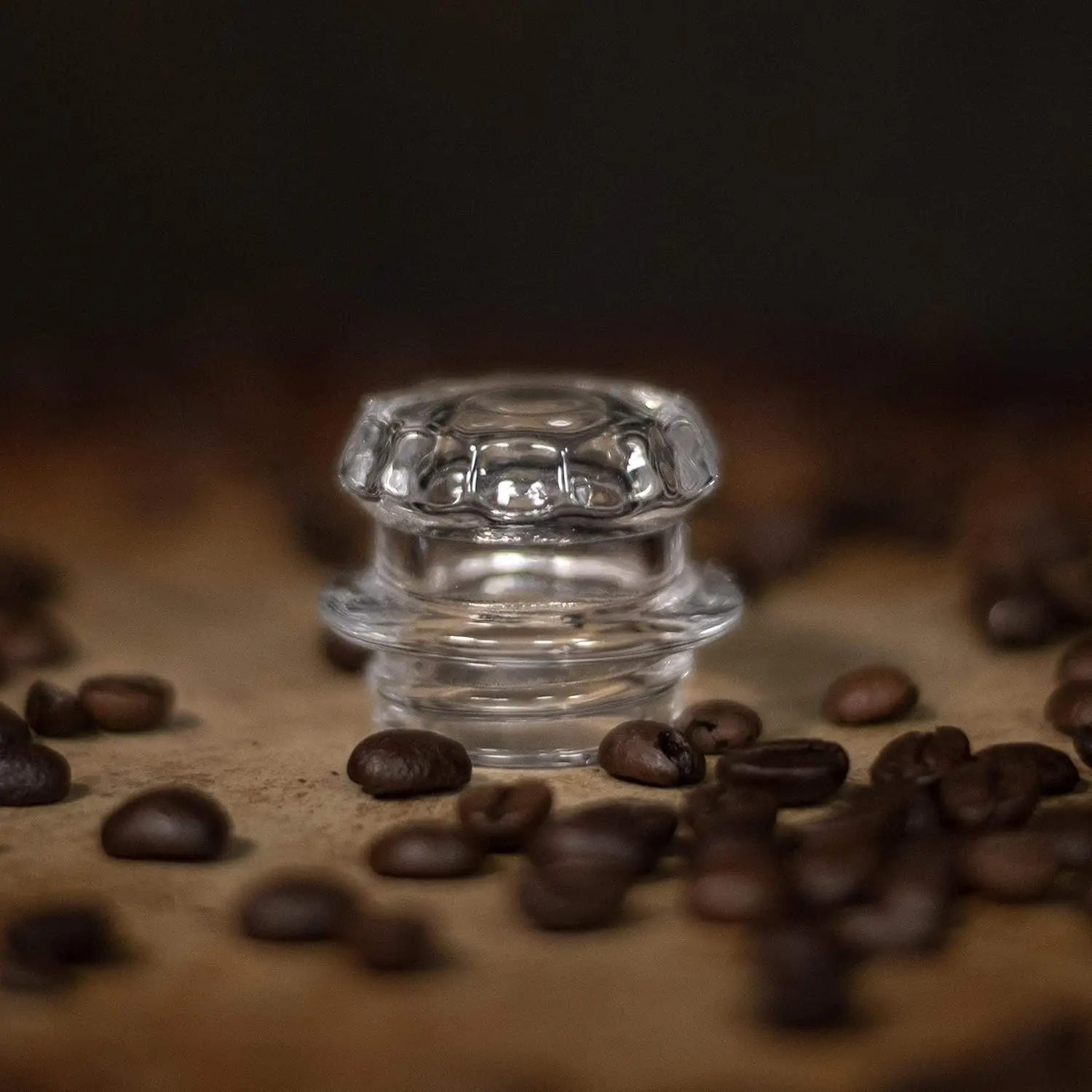 Leeseph Coffee Percolator Glass Top Replacement, Transparent Glass Knob Top for Espresso Machine Parts and Accessories