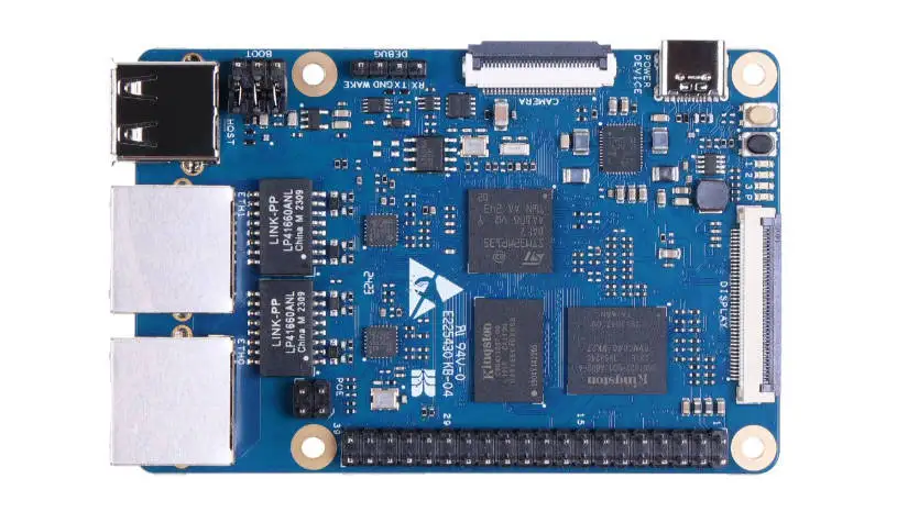 ODYSSEY- STM32MP135D with eMMC, Cortex-A7 STM32, Yocto/Buildroot OS, Ethernet ports with WoL, USB Type-A, CSI, LCD, 4Gb DRAM, TF