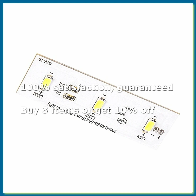 2PCS SW-BX02B Refrigerator Replacement LED Light Board ZBE2350HCA Light Bar SW-BX02B