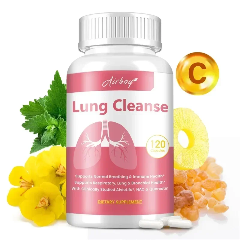 

Lung Cleanse - for The Bronchial and Respiratory System, Helps Cleanse and Detoxify, Promotes Digestion, Skin Health