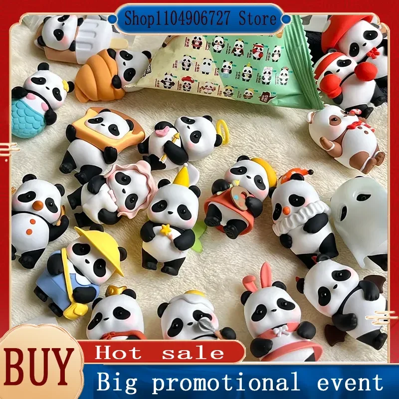 

52TOYS PandaRoll Fat Baby Blind Box Mini Cute Panda Trendy Play Toy Grain Versatile Series Desktop Decor Birthday Gift For Girls