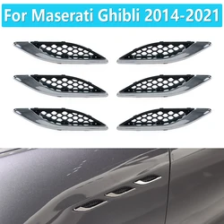 For Maserati Ghibli 2014-2021 Car Front Side Grille Air Intake Fender Vents Grill Auto accessories 670029939 670029940
