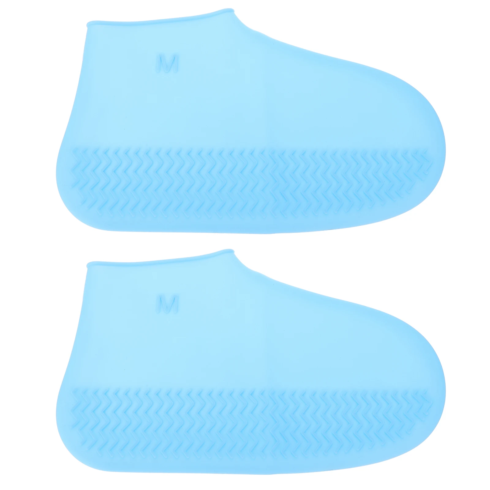 

Waterproof Shoe Covers Blue Non Slip Reusable Child Size Rainproof Overshoes Silicone Case Anti Slip Shoe Protector For Beach