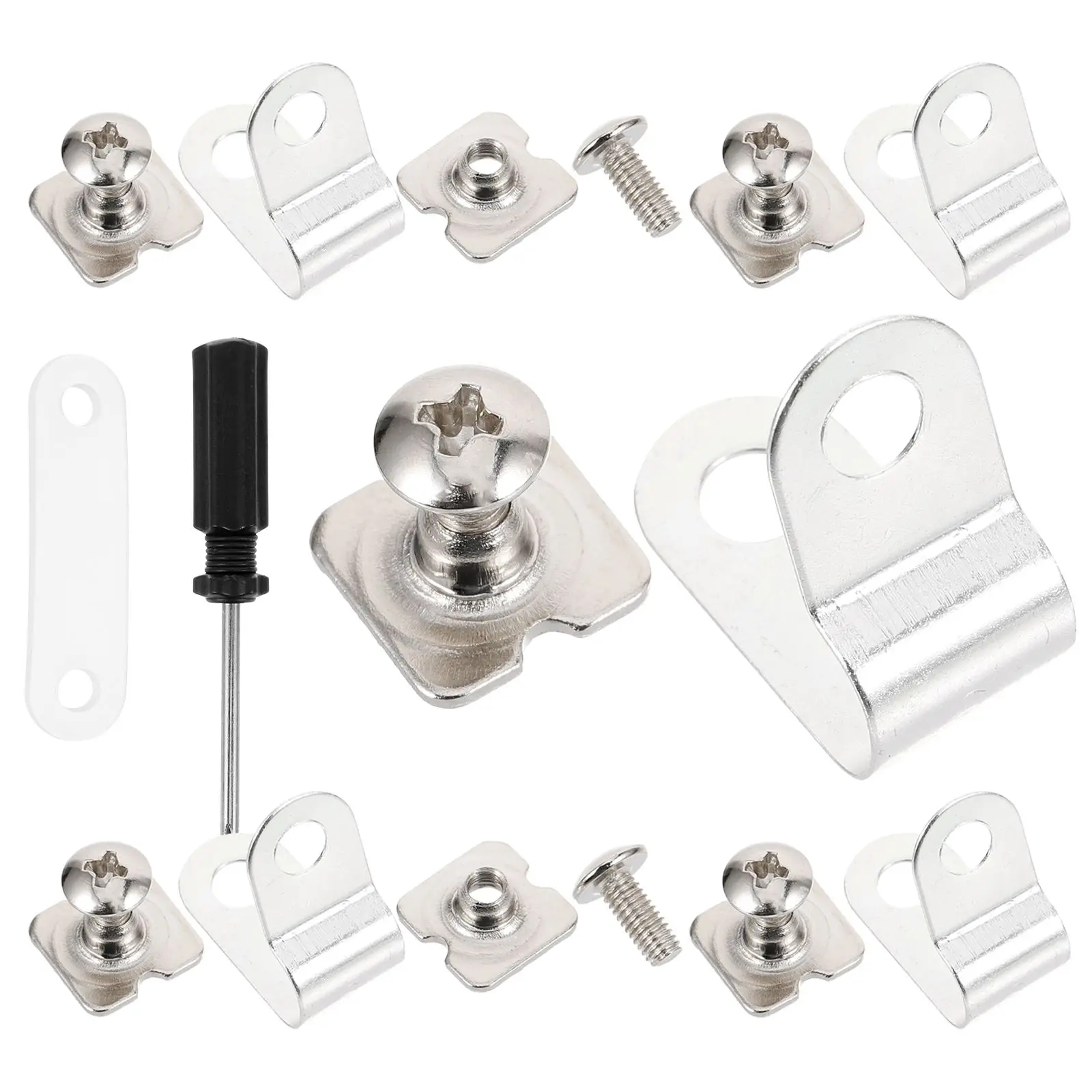 

1 set Visor Fasteners Replacement Rubber Gasket Hockey Sports Repair Kit Screws Clips Nuts R-clamp Fitting Parts Hardware