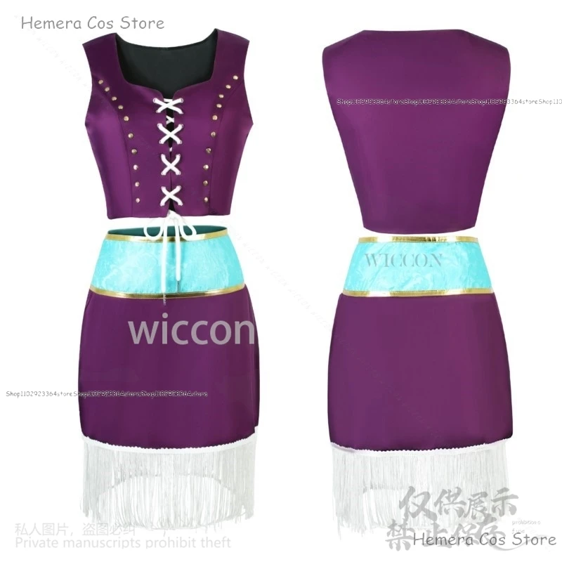 Anime Nico C.Cosplay Costume pour femme, perruque sexy, robe, manteau Lolita, cape blanche, chapeau coupe-vent, Halloween, Noël trempé, personnalisé