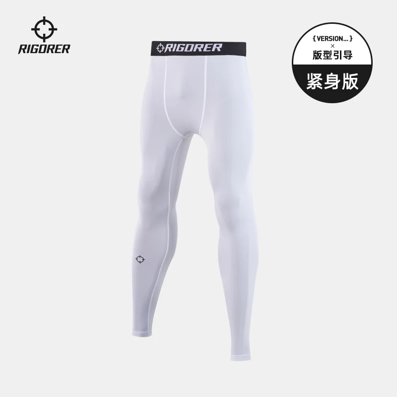 Rigoer-calça masculina de compressão, alta elasticidade, respirável, apertada, para fitness, corrida, basquete, ioga