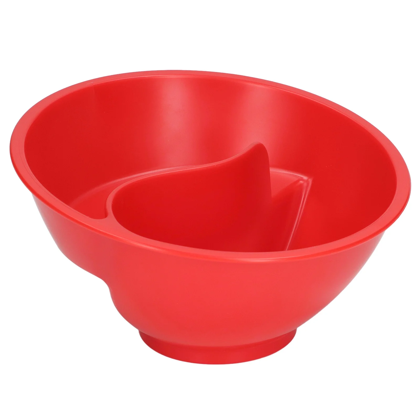 Cereal Divided Bowl Multipurpose BPA Free Stackable Separated Snack Bowl for Ice Cream Yogurt Berries French Fries