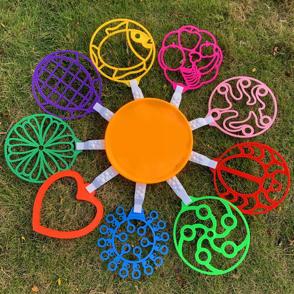 Jumbo Giant Wand Set Large Ring Blowing Tool Outdoor Kids Bubble Maker Ring Playtime Blowing Bubble Tools Set Wand Kids Boys