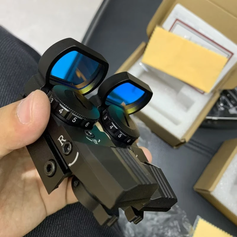 Red & Green Dot, Metal Shockproof Design, Variable 4 Reticles, HD, Universal 20mm Mount for Outdoor Toys