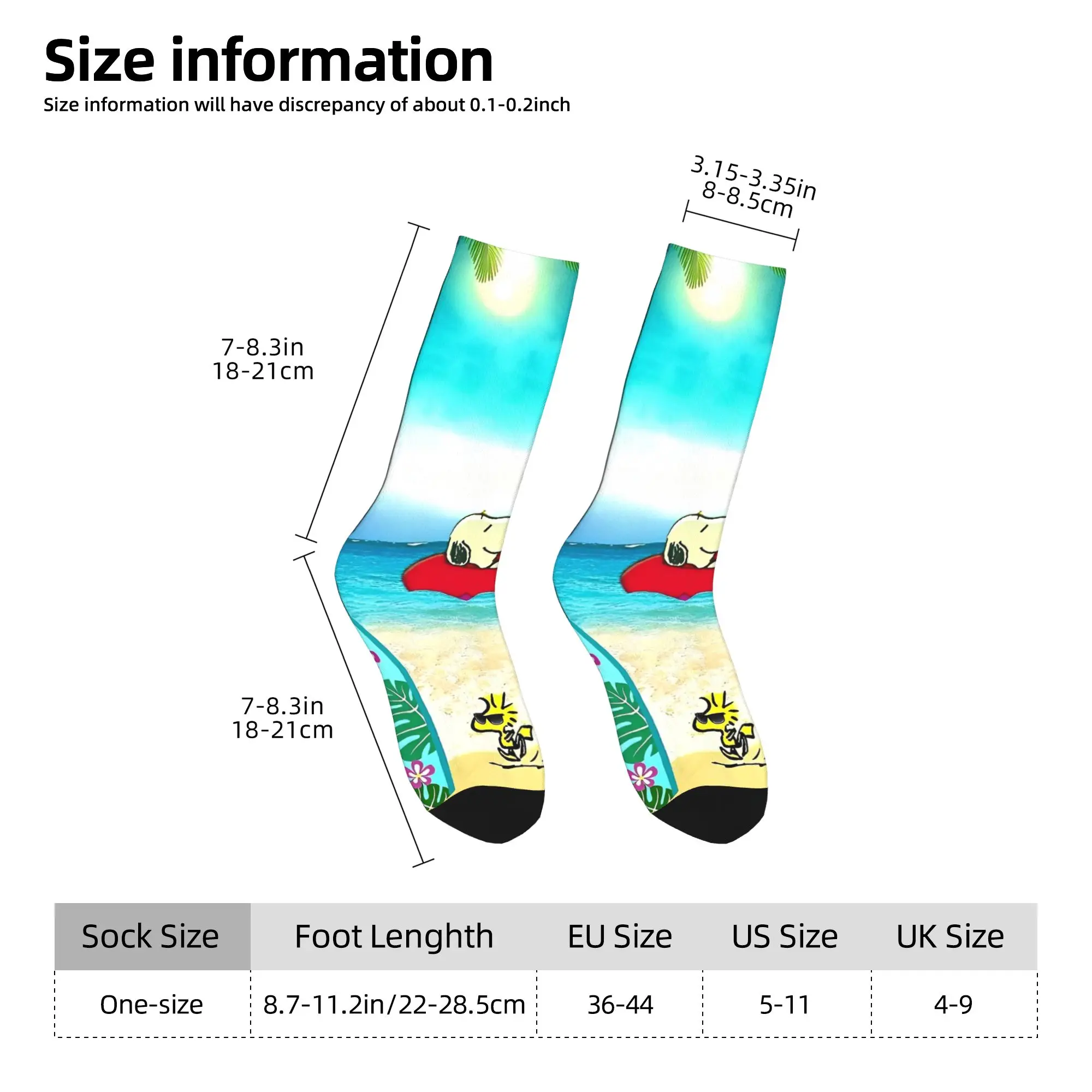 Calcetines de maní Woodstock con amigos, medias informales, calcetines antibacterianos de primavera para hombre, calcetines de ciclismo de diseño suave