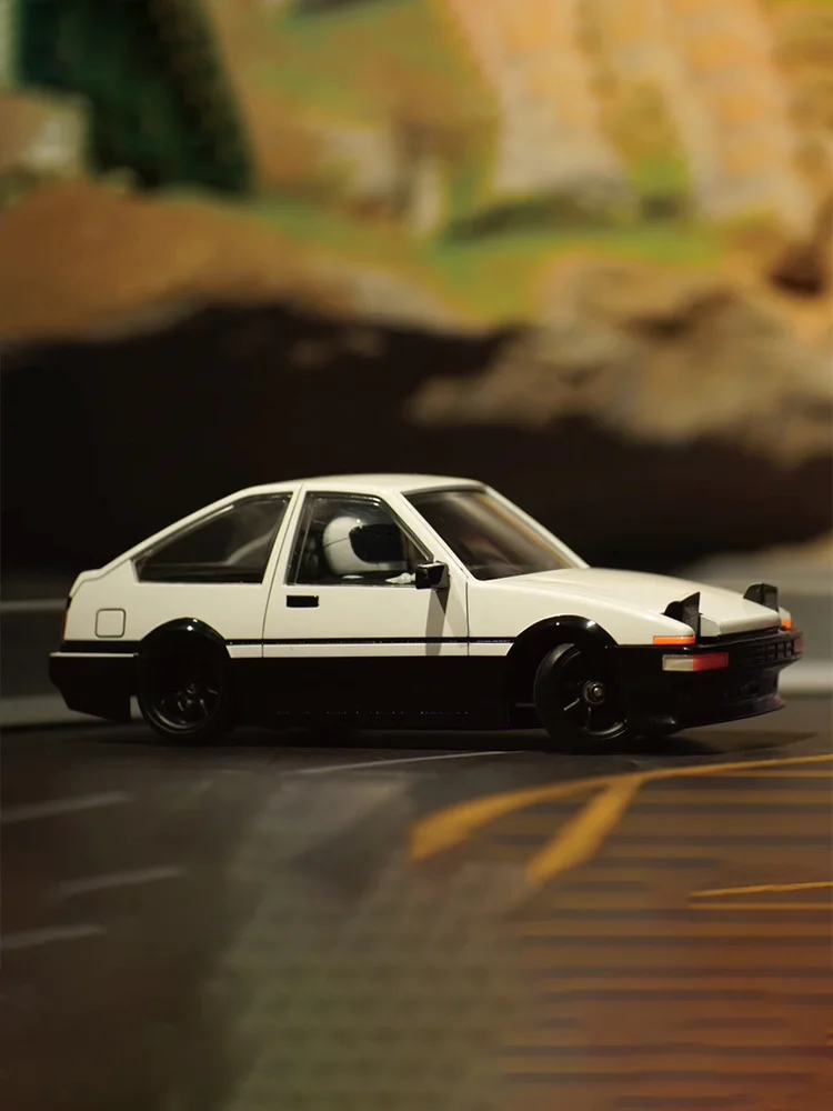 BMRX-FLD mini 1/28 achterwielaandrijving drift auto RC afstandsbediening model auto licentie compatibel met Beijing Business AE86 frame FR - afbeelding 2