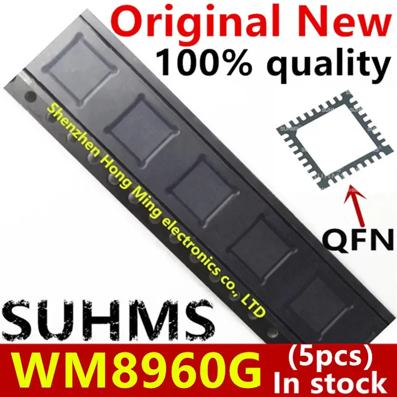 (5piece)100% New WM8960G WM8960GEFL/RV WM8960GEFL WM8960 QFN-32