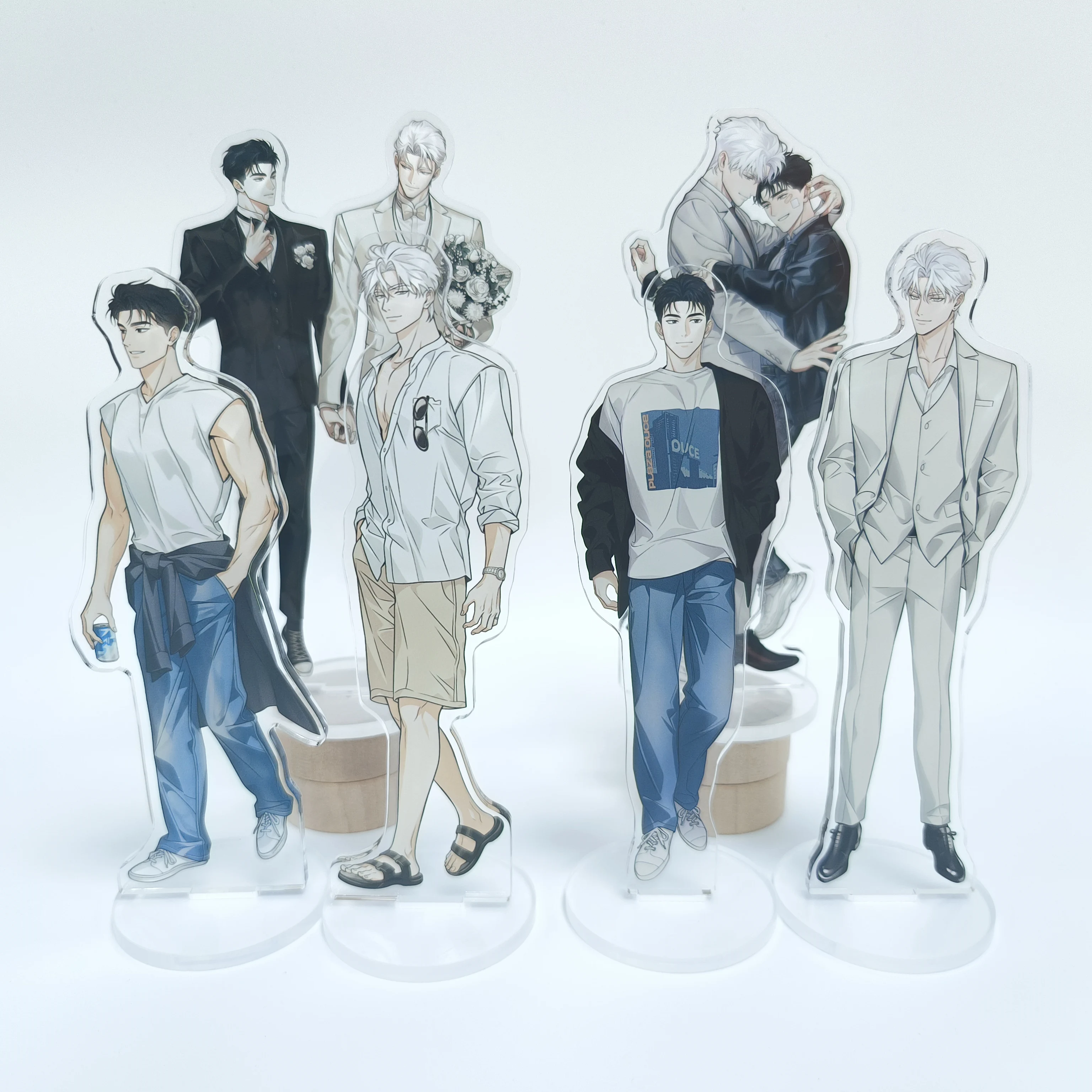 Soporte Acrílico Off Track para Merchandising, Llavero de Manhwa Yaoi, Regalo Coleccionable de Anime