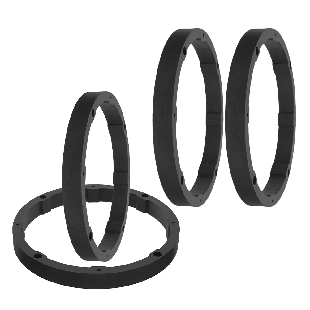 

4Pcs Universal Car Speaker Adapter Solid 6.5inch Spacer Speaker Mounting Gasket for Automotive Audio Upgrade