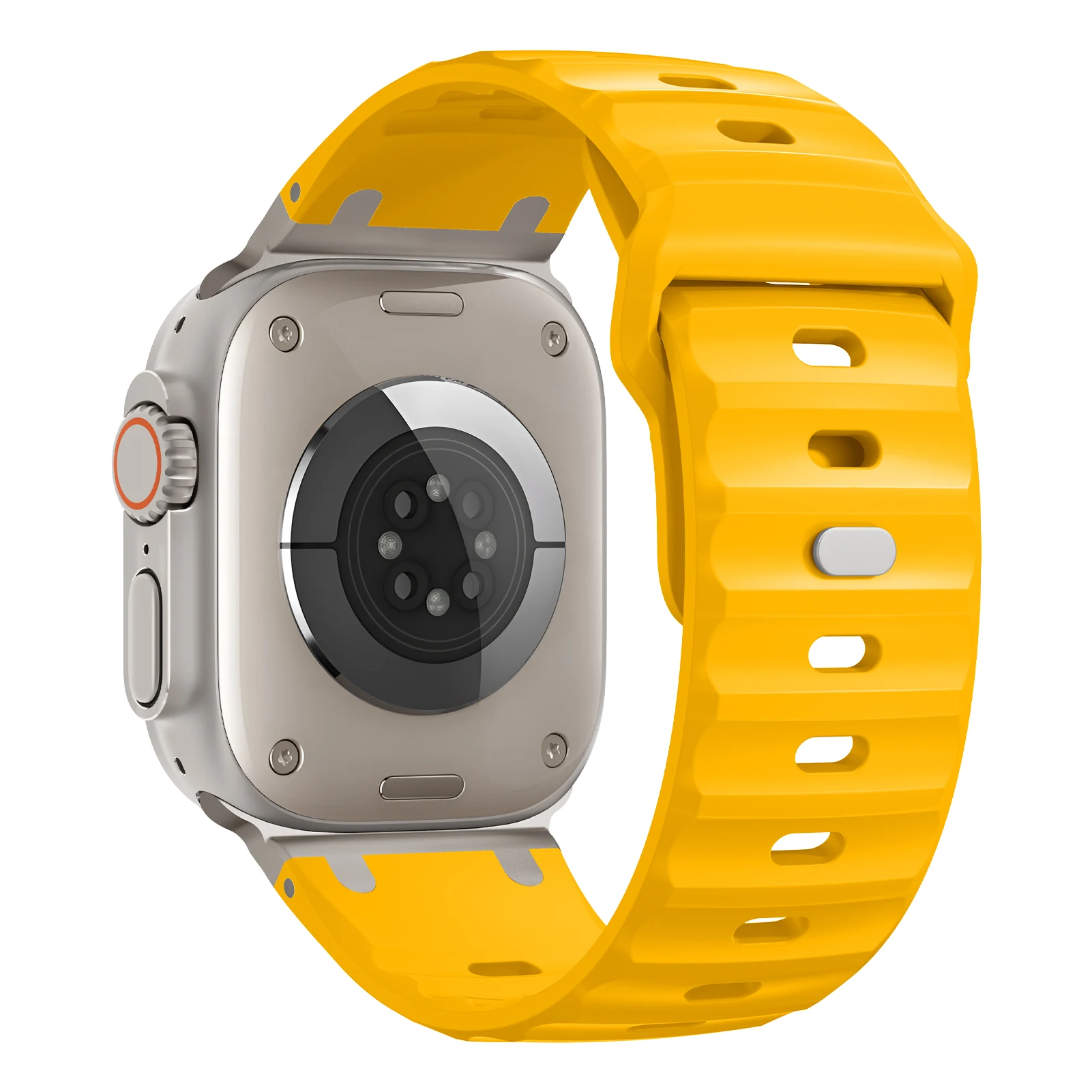 Sport Silicone Strap for Apple watch ultra 2 band 49mm Stainless Steel correa bracelet iwatch Series 9 8 7 6 5 SE 45mm 44mm 42mm
