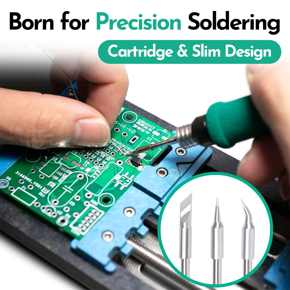 YIHUA 982-II Touch Screen C245 C210 Electronic Soldering Iron Station Repaid Heating  for  Precision Soldering