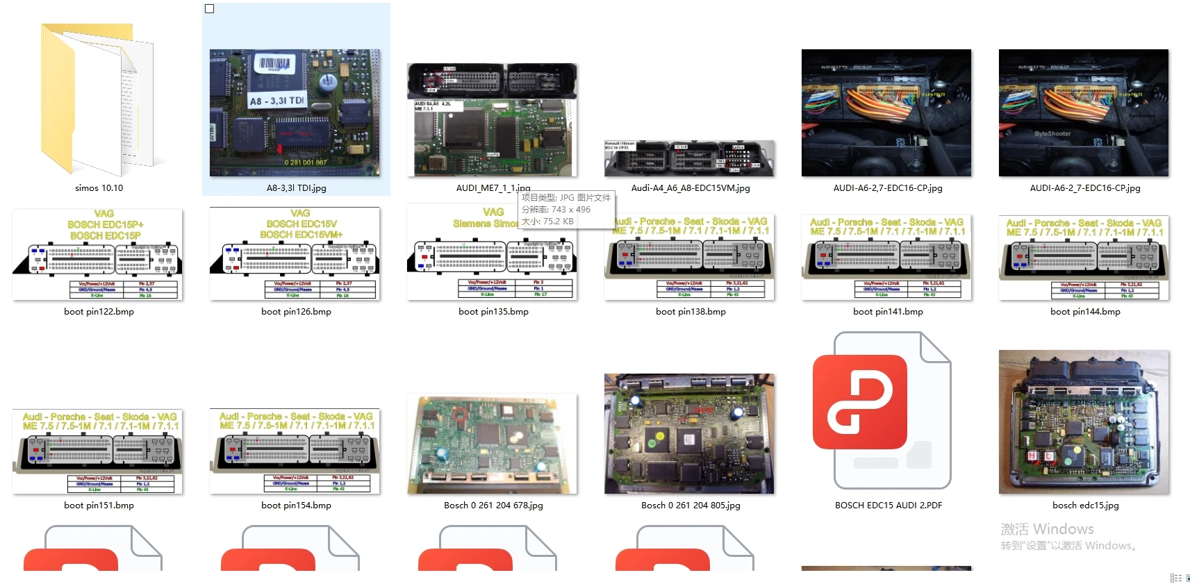 Archivo de Pinout de colección ECU, conexión de Pinout ECU automotriz para Ford/BMW/Toyota/Iveco, diagrama de cableado ECU Map VS ALLDATA AUTODATA