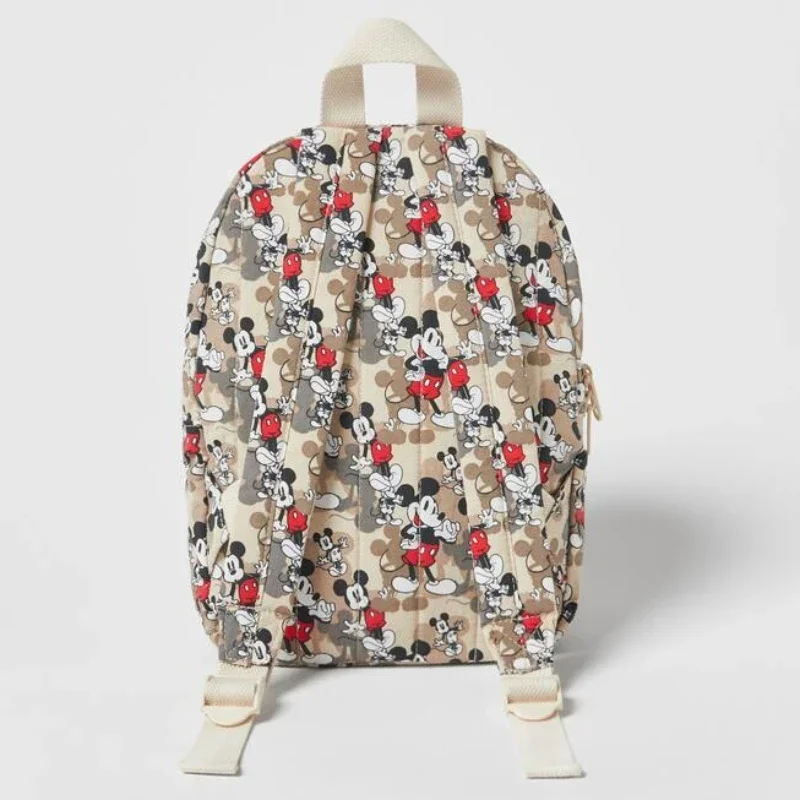 Disney cartoon khaki Mickey Mouse New Kids Backpack Mini Schoolbag Girls and Boys Cute Shoulder Bag