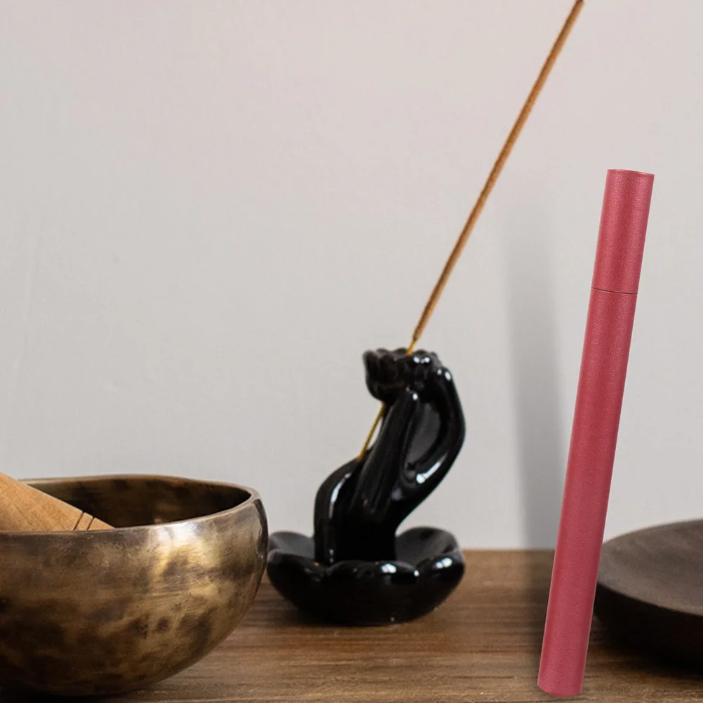 

12pcs Incense Storage Tube Portable Paper Holder For Meditation Yoga Office Incense Stick Storage Container Home Decor Burner