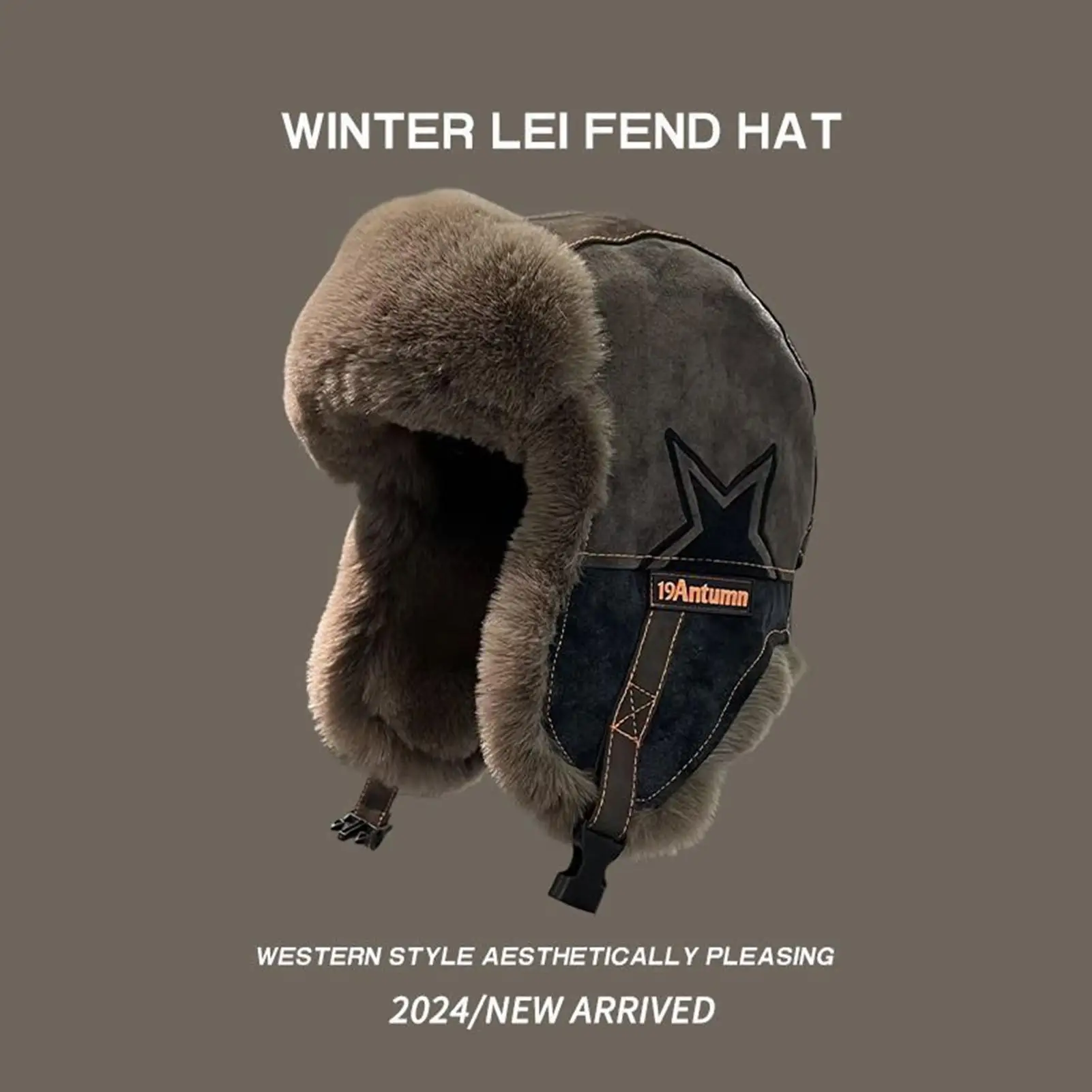 Trapper-Mütze, verdickt, wasserdicht, Thermo-Outdoor-Ohrenklappe, Trapper-Mütze, Gesichtswärmer für männlich und weiblich, Outdoor-Sport, Skifahren, Laufen