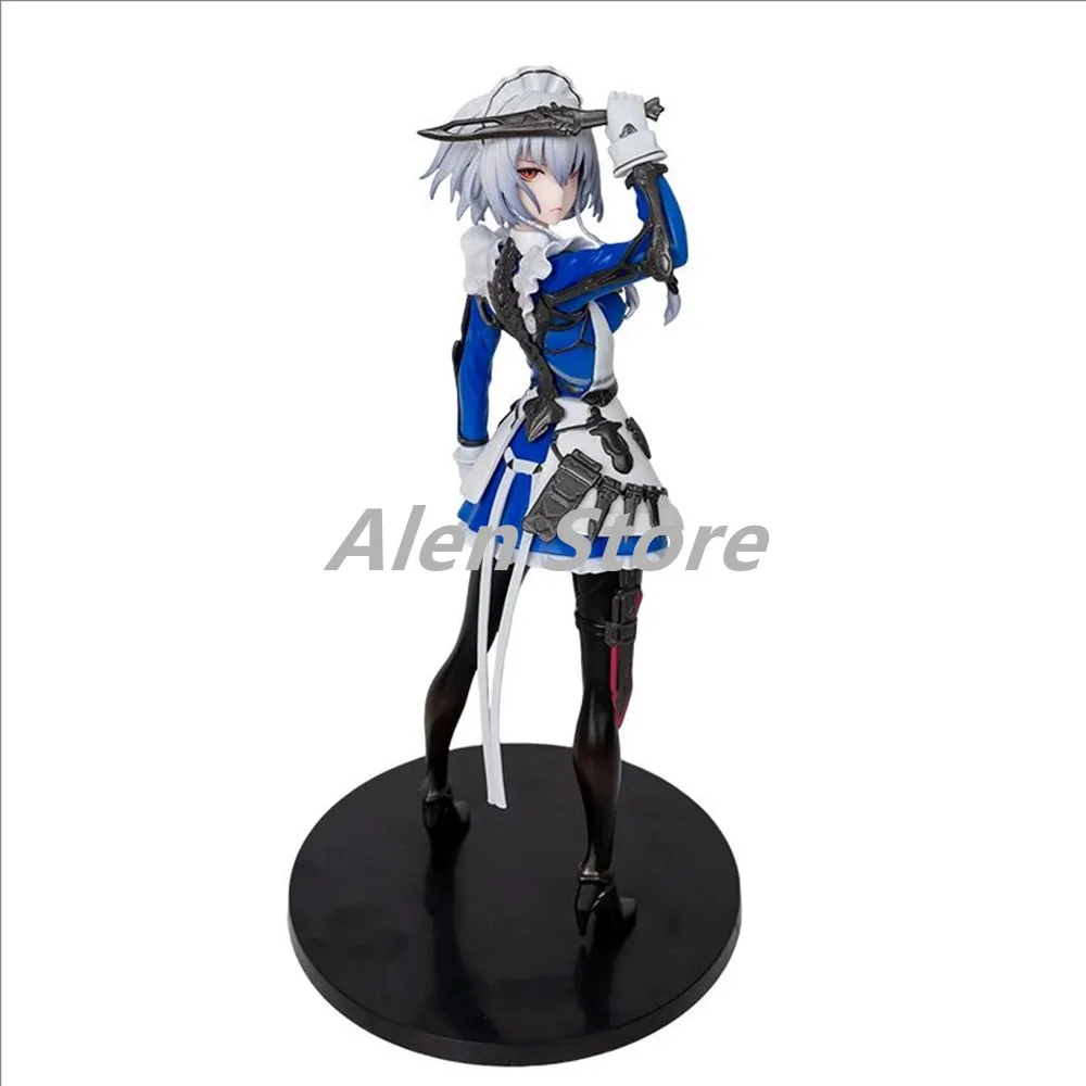 

23cm Touhou Project Izayoi Sakuya Maid Hold A Knife Game Girl Figure Model Statue Boy Collection Desktop Decoration Ornament Toy