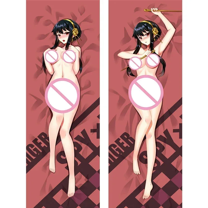 تأثيري Dakimakura جاسوس × الأسرة أنيمي المخدة مثير فتاة يور عارية أنيا مزور لتقوم بها بنفسك CustomCosplay حلي وسادة حالة العناق.. كوف