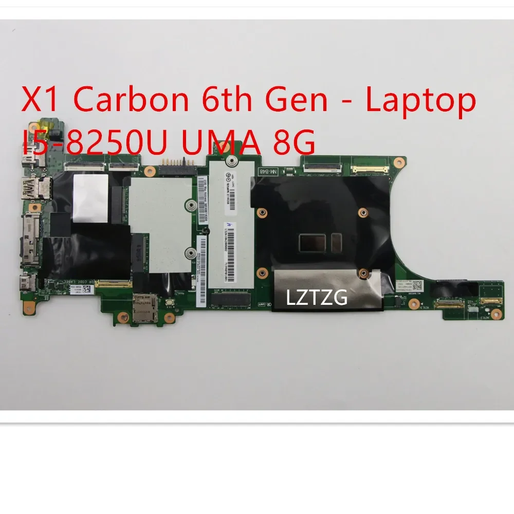 Motherboard For Lenovo ThinkPad X1 Carbon 6th Gen - Laptop Mainboard I5-8250U UMA 8G 01YR208