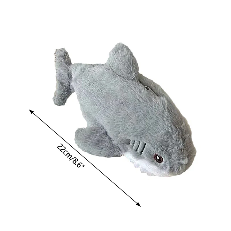 1PC Cute Plush Shark Pencil Case Student Stationery School Supplies Kawaii Doll Back to School Storage Bag Pen Bag Stationery