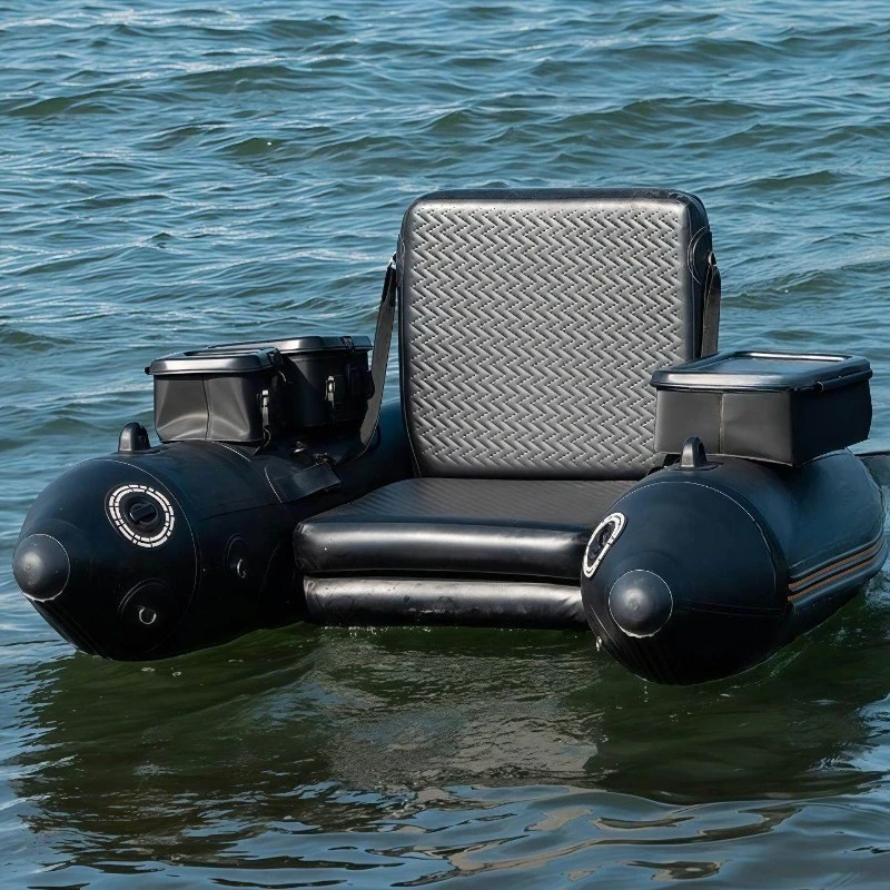 

Inflatable Kayak Folding Rubber Yacht, Single Thickened Fishing Boat Pulp Board Thrusters