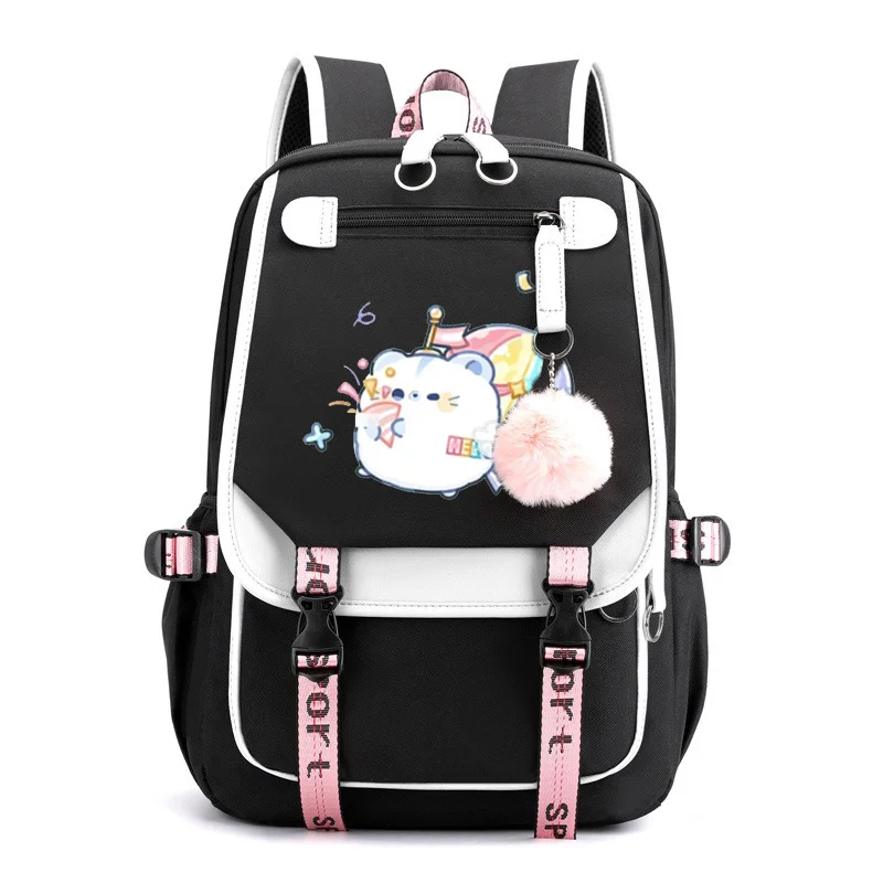 

Минималистичный аниме-рюкзак большой емкости, унисекс, дорожная сумка для школьников, повседневный мужской и женский стильный универсальный рюкзак