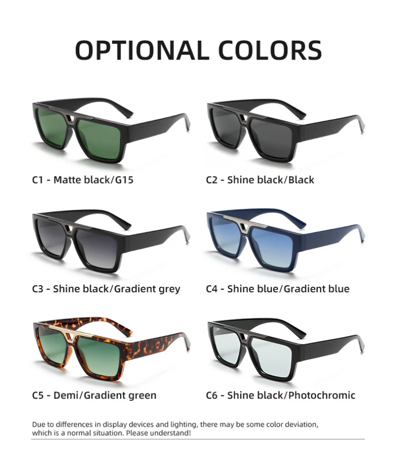 BEMORE Square Prescription Sunglasses For Women Acetate Polarized UV400 Sports Graduate Women's Glasses