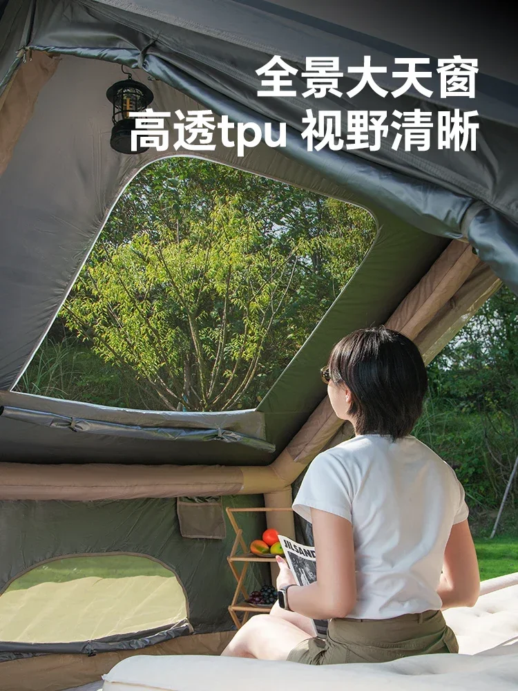 TAO Automatic inflatable tent camping overnight titanium vinyl rainstorm protection sun protection