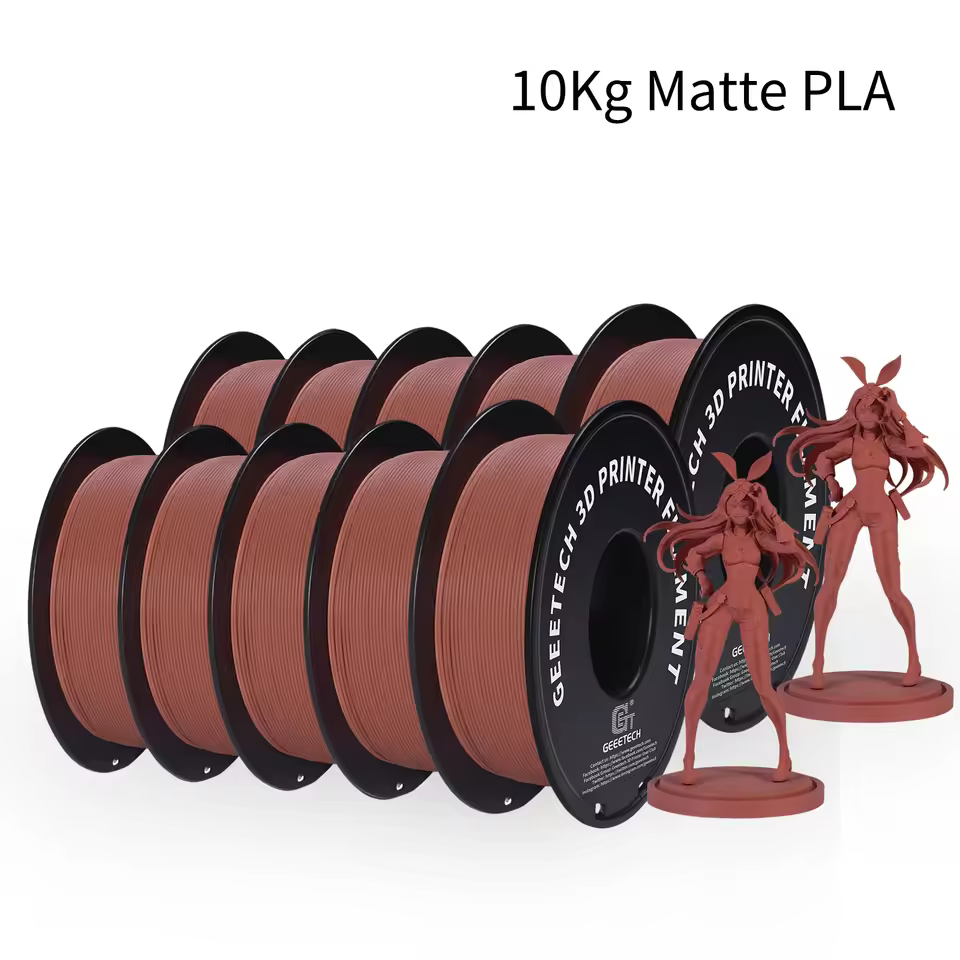 GEEETECH PETG, ABS, PLA, TPU, Matte PLA, Silk PLA, High Speed PLA 10 packs (10kg)