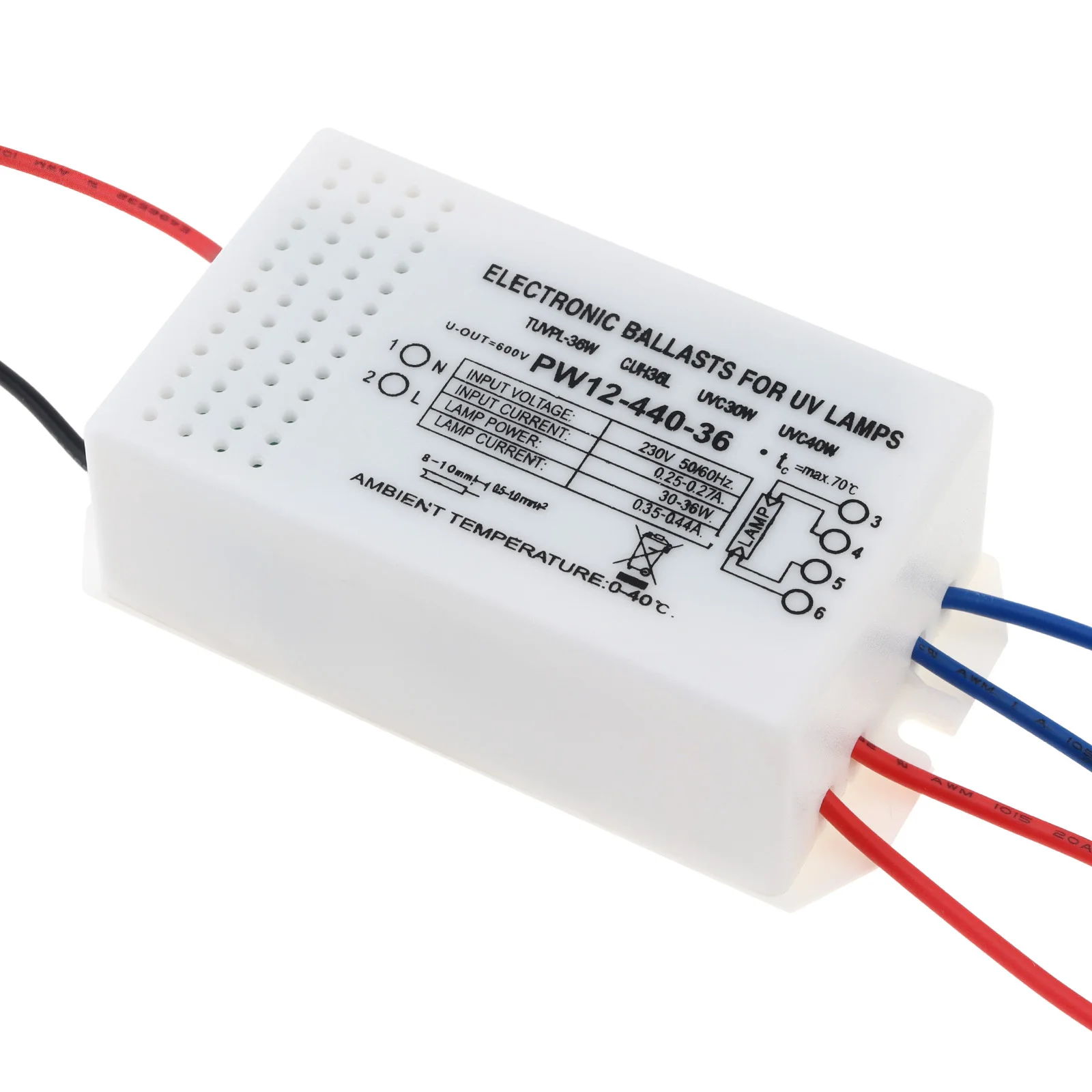 30-36W Electronic Ballasts 220V Universal Electronic Ballast For G23 G10q G5 UV Lamp