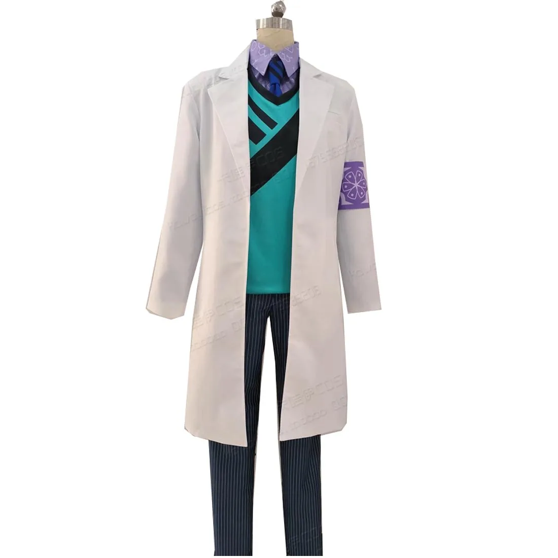 2023 Nijisanji Leos Vincent Cosplay Costume Virtual YouTuber Mad Scientist Uniform Suits Eden VTuber Anime Clothing