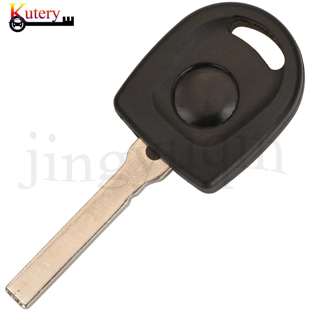 jingyuqin Remote Car Key Shell For VW Passat Polo Bora B5 Passat Skoda Seat Caddy Lupo Sharan ID48 Chip With Uncut Blade